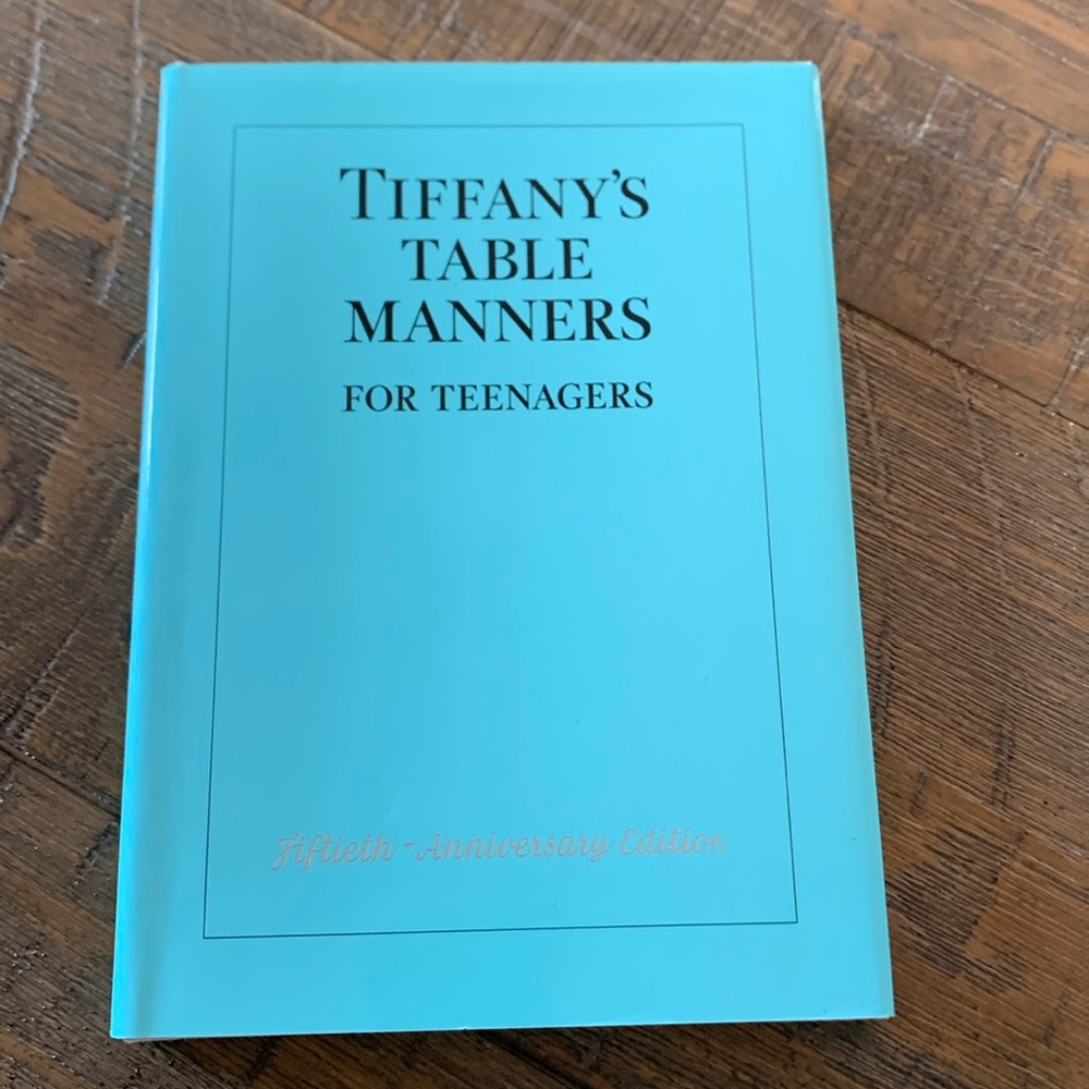 Tiffany Table Manners Book